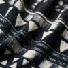 Midi-jurk met print en uitsnijdingen