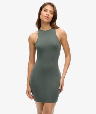 Mini-bodyconjurk met gekruiste rug