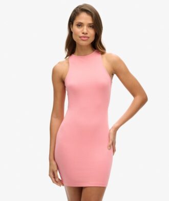 Mini-bodyconjurk met gekruiste rug