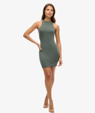 Mini-bodyconjurk met gekruiste rug