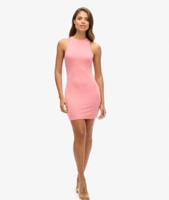 Mini-bodyconjurk met gekruiste rug