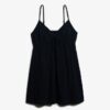 Mini-cami-jurk met geweven textuur Mini-cami-jurk met geweven textuur