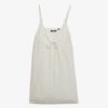 Mini-cami-jurk met geweven textuur