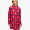 Mini-jurk met lange mouwen en print Mini-jurk met lange mouwen en print