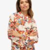 Mini-jurk met lange mouwen en print Mini-jurk met lange mouwen en print