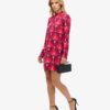 Mini-jurk met lange mouwen en print Mini-jurk met lange mouwen en print