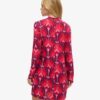 Mini-jurk met lange mouwen en print Mini-jurk met lange mouwen en print