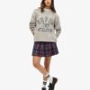 Minirok met geruite print en middelhoge taille Minirok met geruite print en middelhoge taille