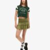 Minirok van jersey met lagen