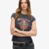 Motley Crue X Superdry T-shirt met kapmouwtjes Motley Crue X Superdry T-shirt met kapmouwtjes