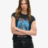 Motley Crue X Superdry T-shirt met kapmouwtjes Motley Crue X Superdry T-shirt met kapmouwtjes