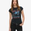 Motley Crue X Superdry T-shirt met kapmouwtjes Motley Crue X Superdry T-shirt met kapmouwtjes