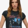 Motley Crue X Superdry T-shirt met kapmouwtjes Motley Crue X Superdry T-shirt met kapmouwtjes