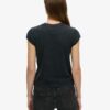 Motley Crue X Superdry T-shirt met kapmouwtjes Motley Crue X Superdry T-shirt met kapmouwtjes