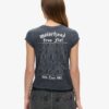 MotöRhead X Superdry T-shirt met kapmouwtjes