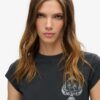 MotöRhead X Superdry T-shirt met kapmouwtjes
