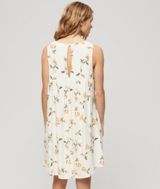 Mouwloze jurk met volume