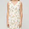 Mouwloze jurk met volume