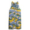 Mouwloze mini-jurk met hoge hals Mouwloze mini-jurk met hoge hals