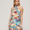 Mouwloze mini-jurk met print Mouwloze mini-jurk met print