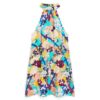 Mouwloze mini-jurk met print Mouwloze mini-jurk met print