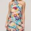 Mouwloze mini-jurk met print Mouwloze mini-jurk met print