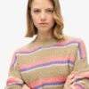Multi Stripe Crew-trui Multi Stripe Crew-trui