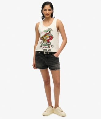 Neo Trad Tattoo Tanktop met ronde hals