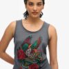 Neo Trad Tattoo Tanktop met ronde hals Neo Trad Tattoo Tanktop met ronde hals