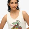 Neo Trad Tattoo Tanktop met ronde hals Neo Trad Tattoo Tanktop met ronde hals