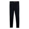 Organic Cotton skinny jeans met hoge taille