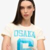 Osaka 6 versierd T-shirt uit de jaren 90 Osaka 6 versierd T-shirt uit de jaren 90