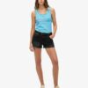 Outdoor gestreept tanktopje met ronde hals