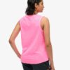 Outdoor gestreept tanktopje met ronde hals