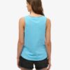 Outdoor gestreept tanktopje met ronde hals