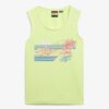 Outdoor gestreept tanktopje met ronde hals