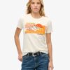 Outdoor Stripe getailleerd T-shirt