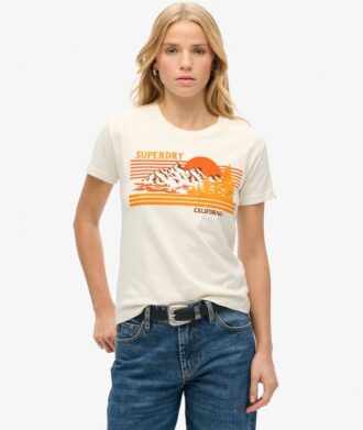 Outdoor Stripe getailleerd T-shirt