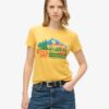 Outdoor Stripe getailleerd T-shirt