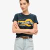 Outdoor Stripe getailleerd T-shirt
