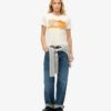 Outdoor Stripe getailleerd T-shirt