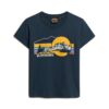 Outdoor Stripe getailleerd T-shirt
