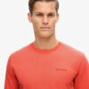 Overgeverfd logo Loszittend T-shirt