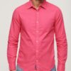 Overgeverfd Organic Cotton-overhemd met lange mouwen