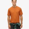 Overgeverfd slub-t-shirt