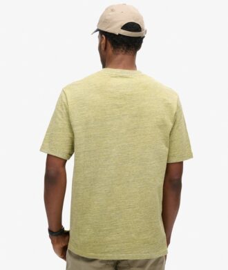 Overgeverfd slub-t-shirt