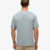 Overgeverfd slub-t-shirt