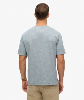 Overgeverfd slub-t-shirt