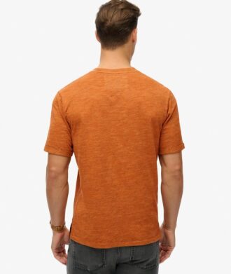 Overgeverfd slub-t-shirt