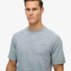 Overgeverfd slub-t-shirt